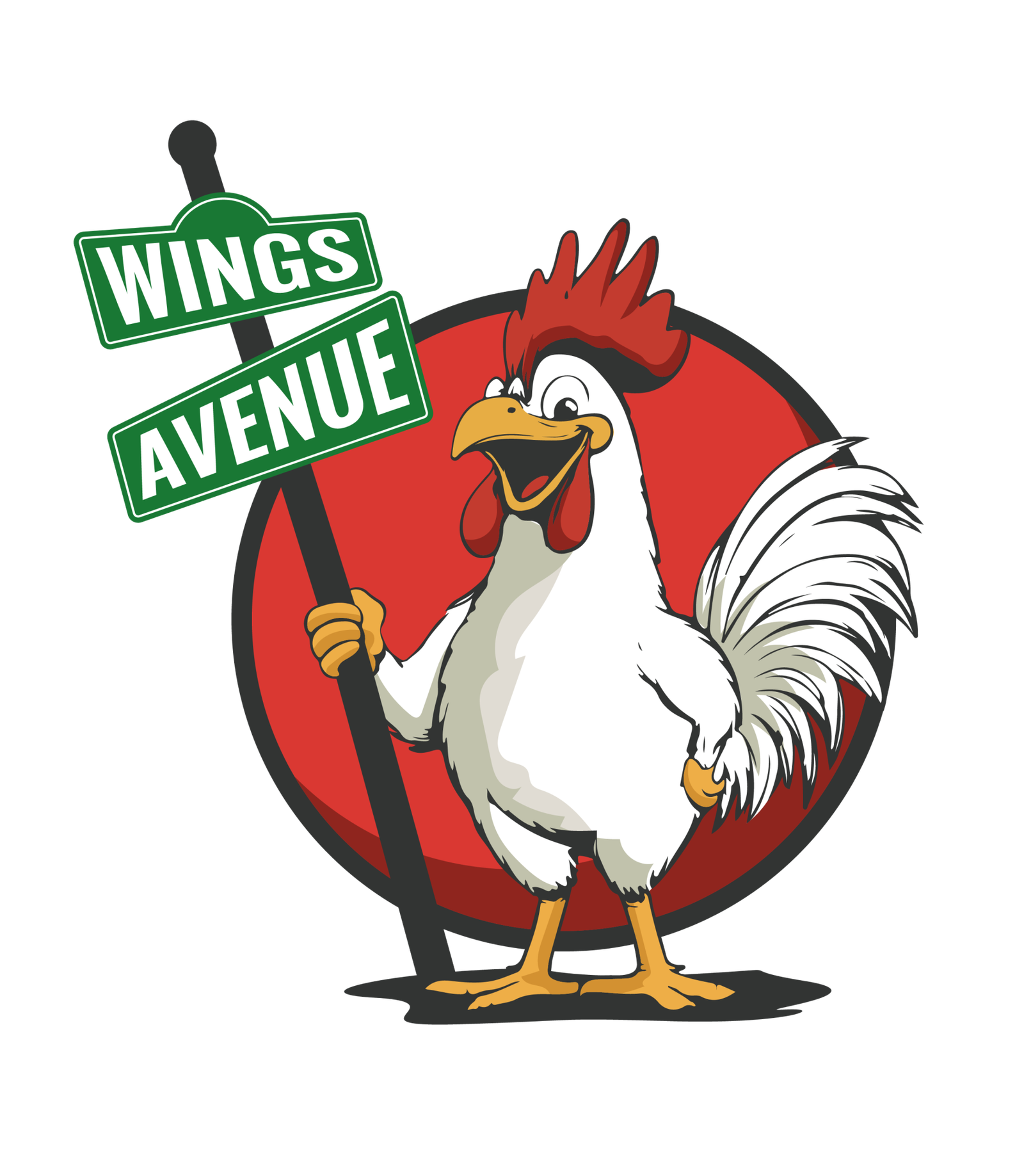 Wings Avenue logo with bold typography and signature design.