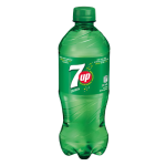 Image of a 7UP soda can, available with meals at Wings Avenue.