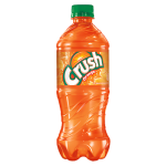 Orange Crush soda can, a citrusy beverage option.
